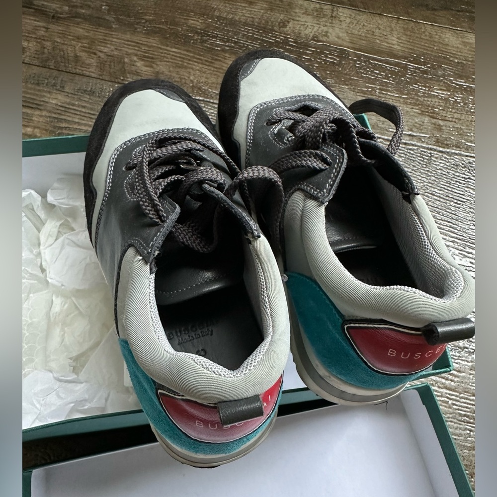 Kids Multi-Color Casual Sneakers - Teal, Gray & Maroon